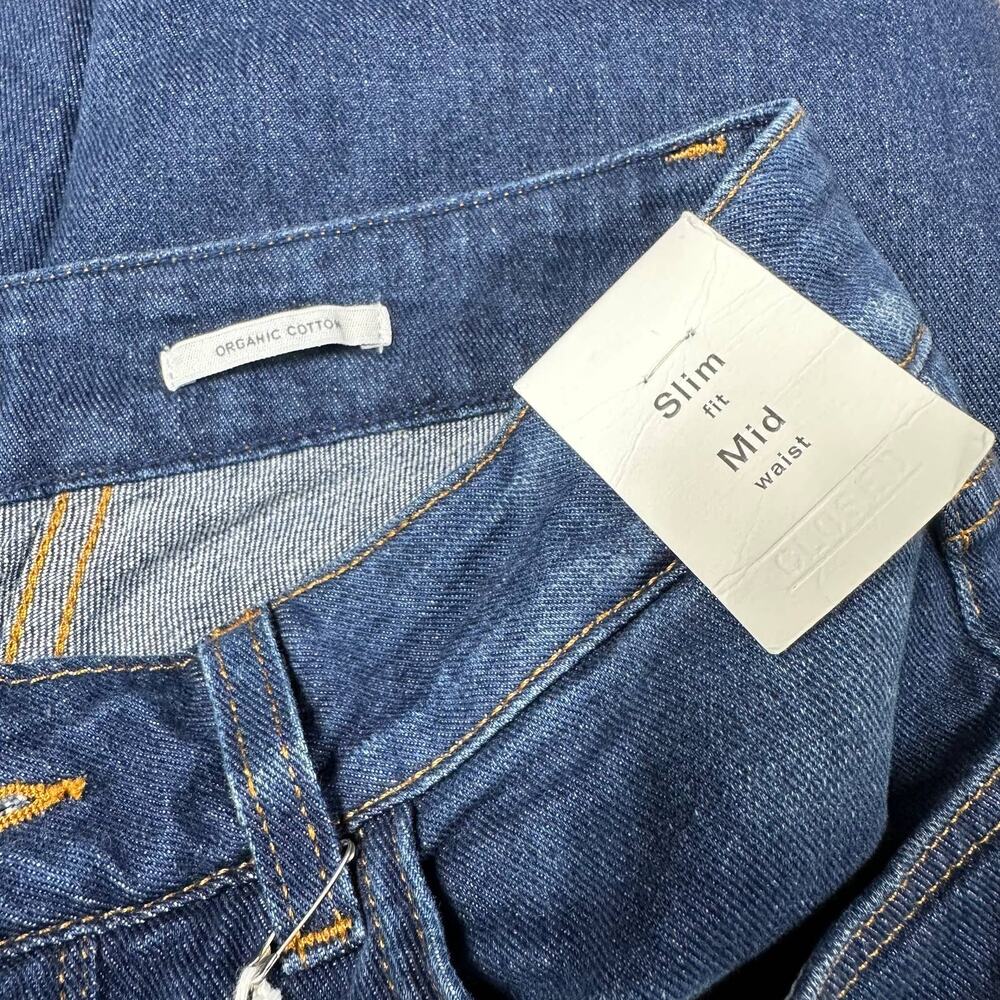 Closed NWT Slim Fit Mid Waist Baker Dark Washed Jeans Size 27 Organic Cotton - Picture 5 of 11